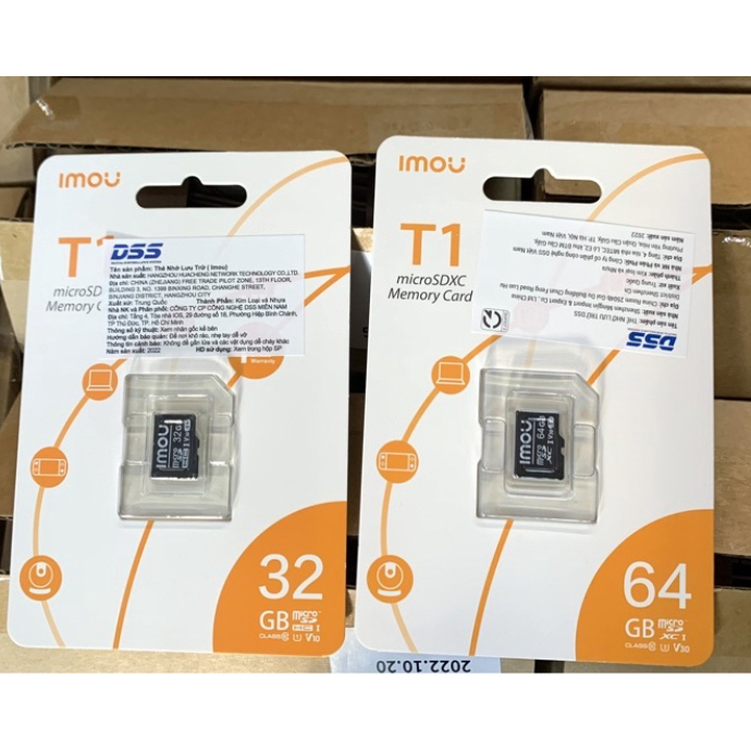 thẻ nhớ imou dành cho camera imou, ezviz,kbone...
