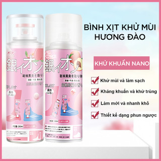 Xịt khử mùi giày kháng khuẩn làm thơm tủ giầy dép Shoes 2h 260ml.