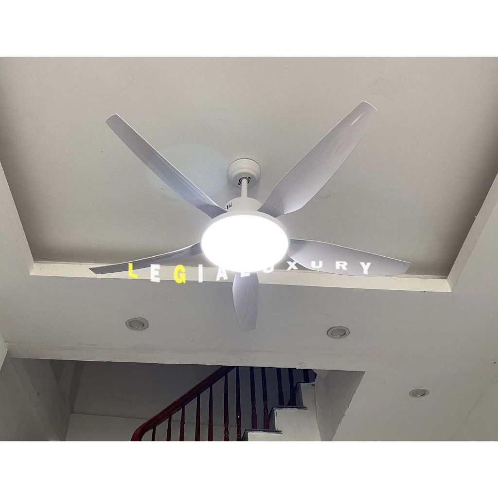 Ảnh Quạt Trần Đèn Gió Mạnh LÊ GIA LGFAN668T - Chiều Cao 38cm - Sải Cánh 142cm - Bảo Hành 5 Năm 3