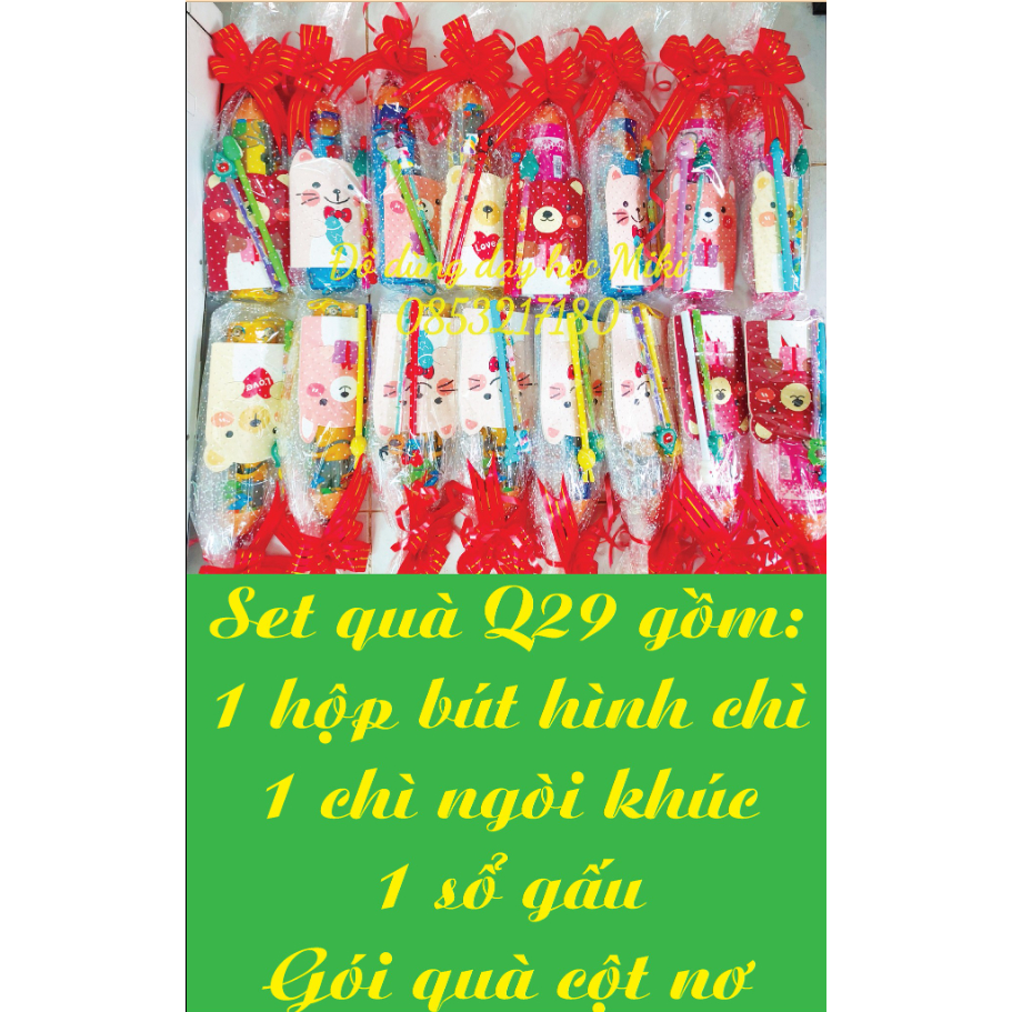 SET QUÀ 30K ĐẾN 40K, PHẦN THƯỞNG HỌC SINH (Đồ dùng dạy học Miki)