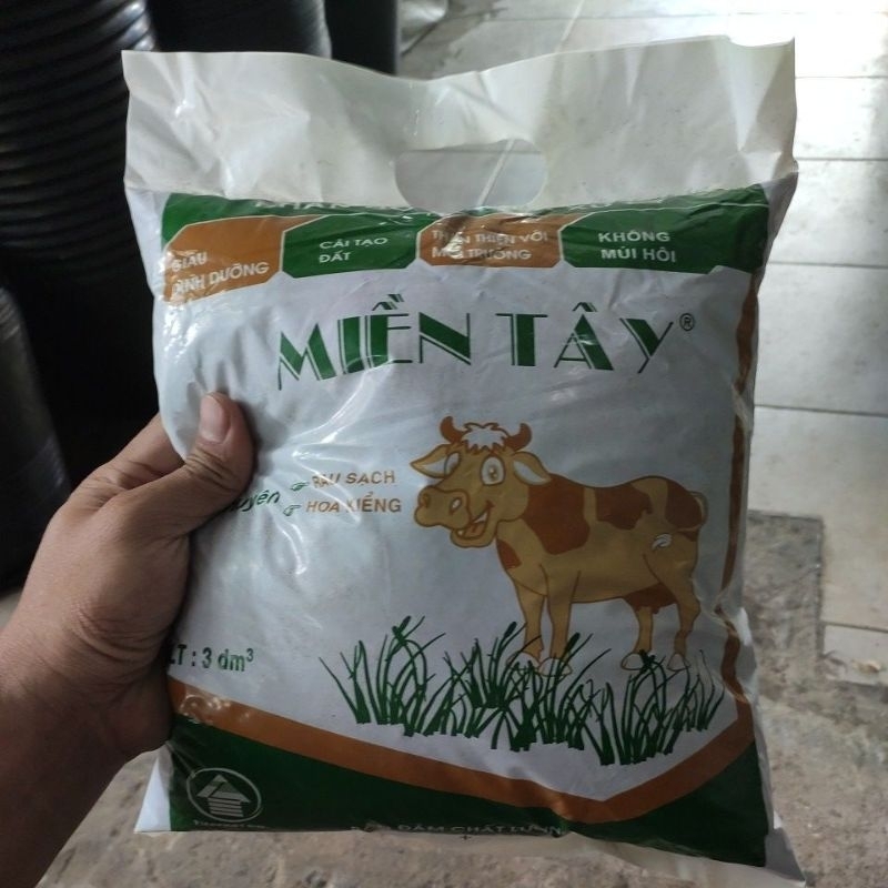 Phân bò khô đã qua xử lý dùng cho mọi loại cây trồng 3dm3 - phân bò xử ...