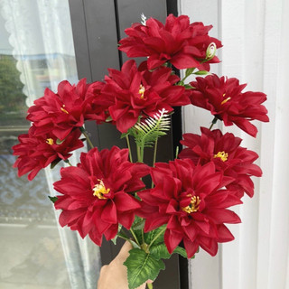 Hoa giả - cụm hoa cúc kim cương giả bằng vải lụa rất nhiều màu sắc trang trí nhà cửa văn phòng, decor cửa tiệm, studio