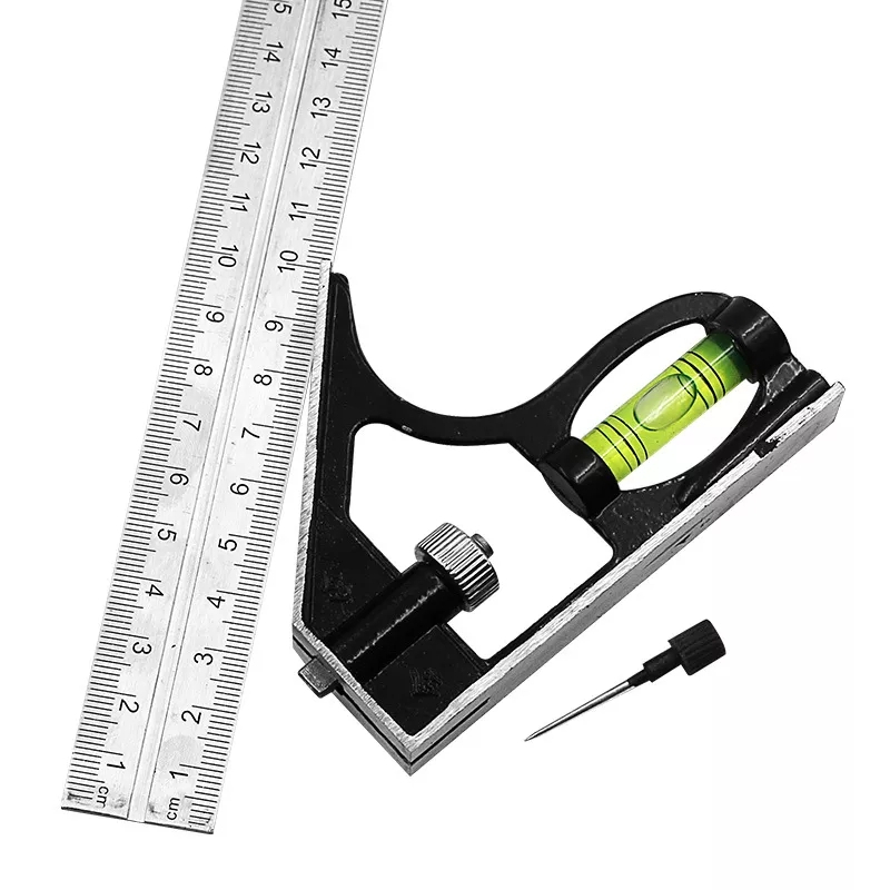 Thước đo góc, thước đa năng, thước ke góc vuông 30cm TT002