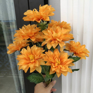 Hoa giả - cụm hoa cúc kim cương giả bằng vải lụa rất nhiều màu sắc trang trí nhà cửa văn phòng, decor cửa tiệm, studio