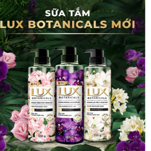 SỮA TẮM LUX TRẮNG DA 570g  tặng chai 350gr
