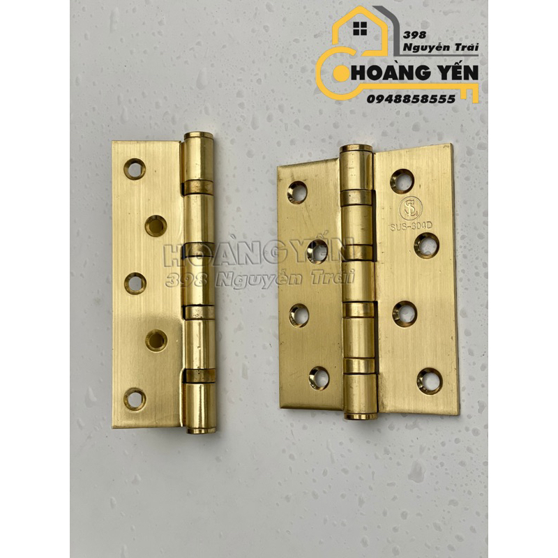 Bản lề lá 10cm & 13cm màu vàng, Bản lề mạ đồng, Bản lề cửa | Shopee ...