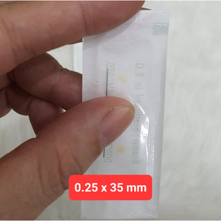 -Kim ngắn size 0,25 ( 0.25 x 35 mm ) siêu bén chuyên dùng cho máy xăm thần thánh, máy xăm pro