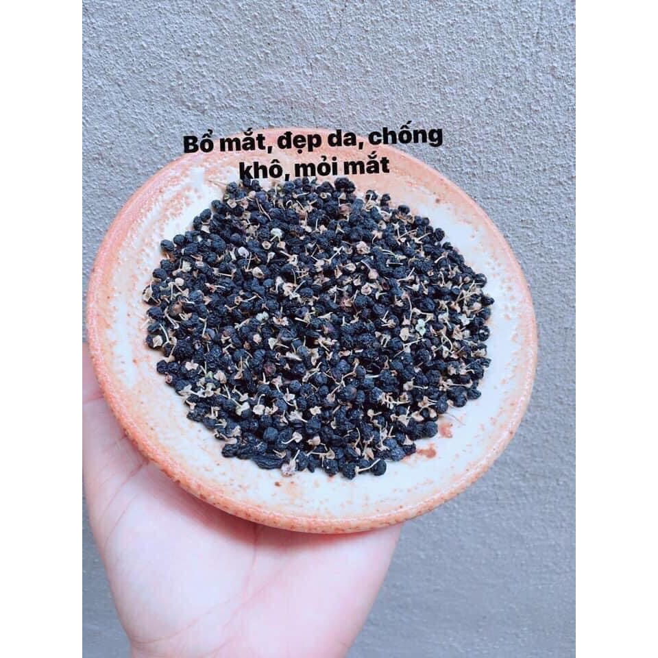 Hắc Kỷ Tử (Kỷ Tử Đen) Sấy Khô thượng hạng Jindo gói 100g hỗ trợ Sáng Mắt, Đẹp Da, Thanh Nhiệt tốt cho sức khỏe.