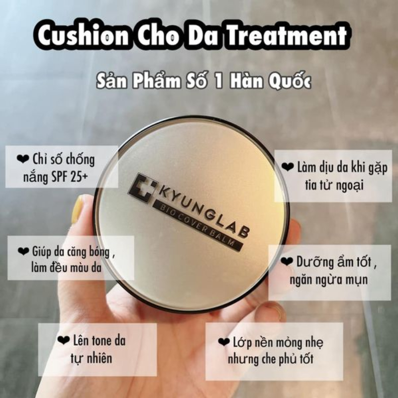 Phấn nước chống nắng Kyung Lab Cushion Balm 15g SPF25++ - PHUONGANHOUSE