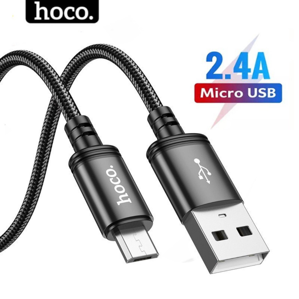 Dây sạc nhanh Micro usb HOCO Cáp bọc dù dùng cho samsung xiaomi loa đài …vv