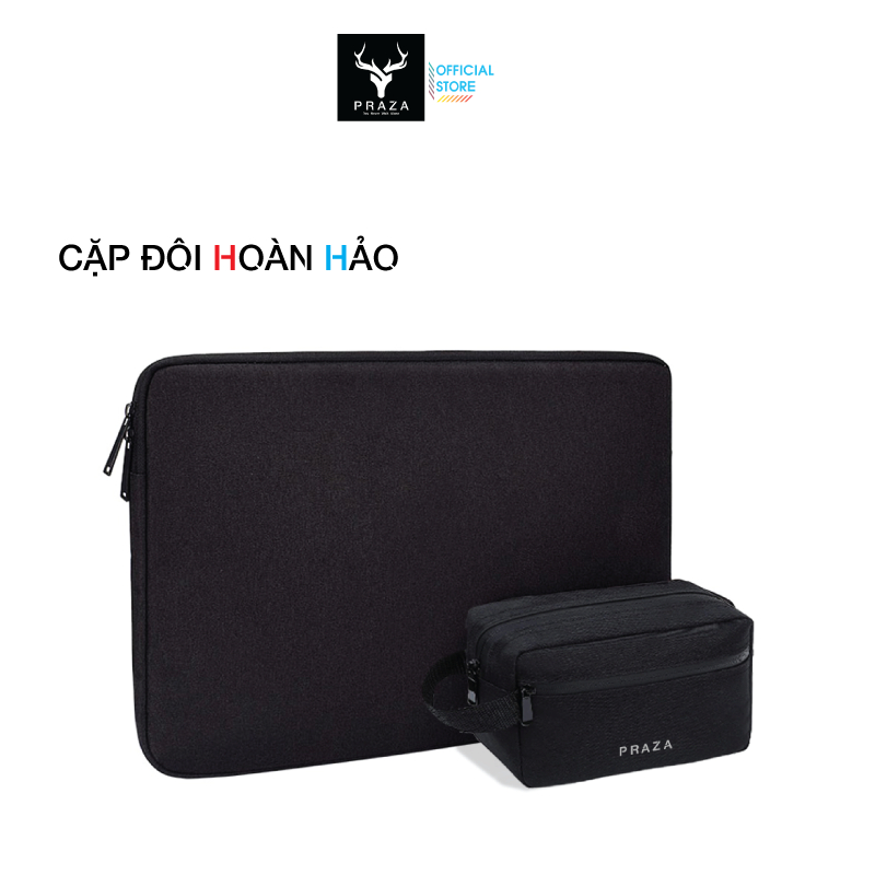 Ảnh Combo Túi Chống Sốc Laptop & Túi Đựng Phụ Kiện Công Nghệ PRAZA - TX092V08 1