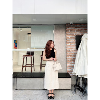 chân váy linen dáng suông thiết kế Ma vie