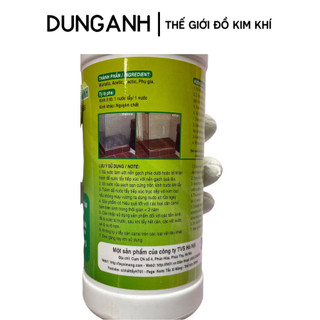Chất tẩy cặn canxi trên kính Kim Khí Dung Anh, tẩy kính