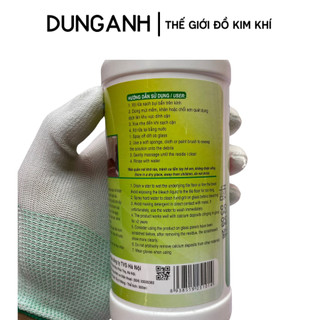 Chất tẩy cặn canxi trên kính Kim Khí Dung Anh, tẩy kính