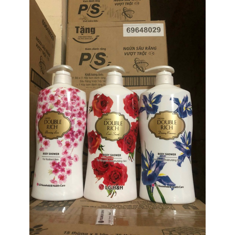 SỮA TẮM DOUBLE RICH 550g tặng kèm