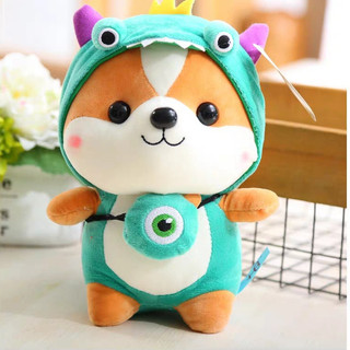 ( TẶNG QUÀ SET 10 KHẨU TRANG ) Gấu bông cute mini Puppy doll xanh- Quà tặng dễ thương