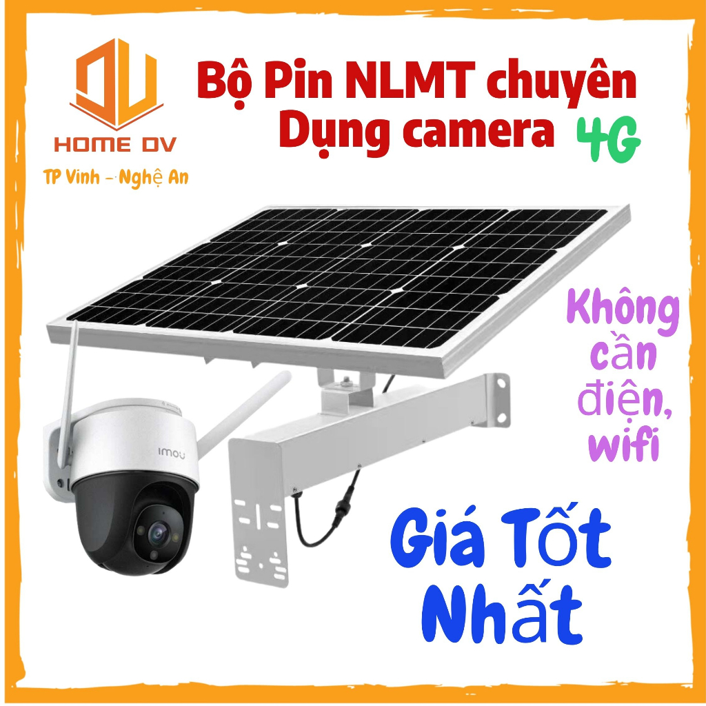Full bộ Pin NLMT cho Camera 4G, nhập thẳng từ nhà sản xuất. camera năng ...
