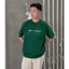 Áo phông thun màu xanh lá đậm local brand có bigsize 100kg cặp đôi nam nữ form rộng unisex cotton fullbox MY DNA game