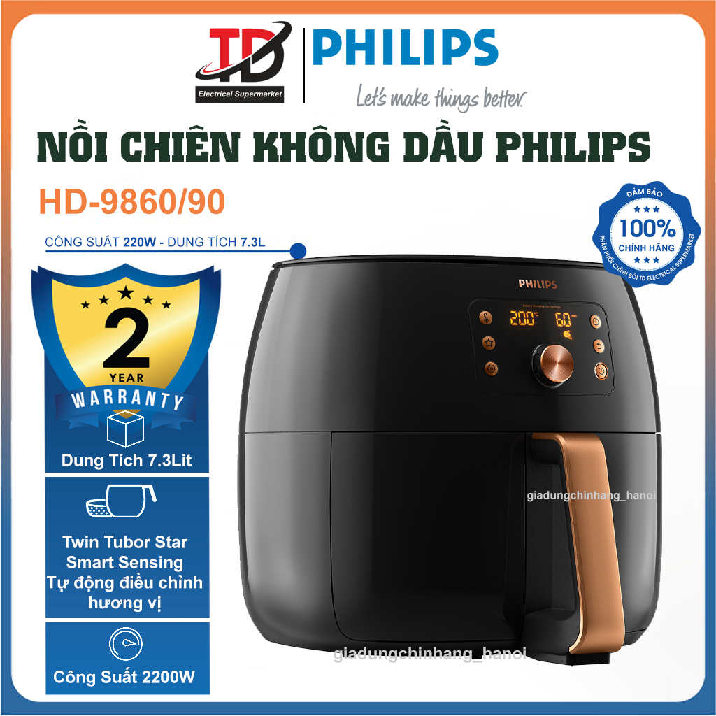 Philips XXL Air Fryer 7.3L 2200W — DNA