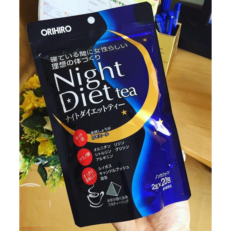 Trà Diet giảm cân, Trà giảm cân ban đêm Night Diet Tea Orihiro Nhật Bản - PHUONGANHOUSE