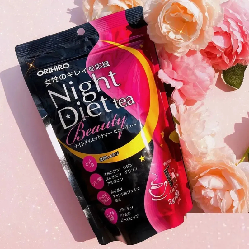 Trà Diet giảm cân, Trà giảm cân ban đêm Night Diet Tea Orihiro Nhật Bản - PHUONGANHOUSE