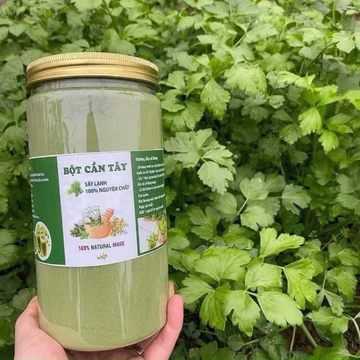 500gr hộp bột cần Tây sấy lạnh uống giảm cân thơm ngon dễ uống
