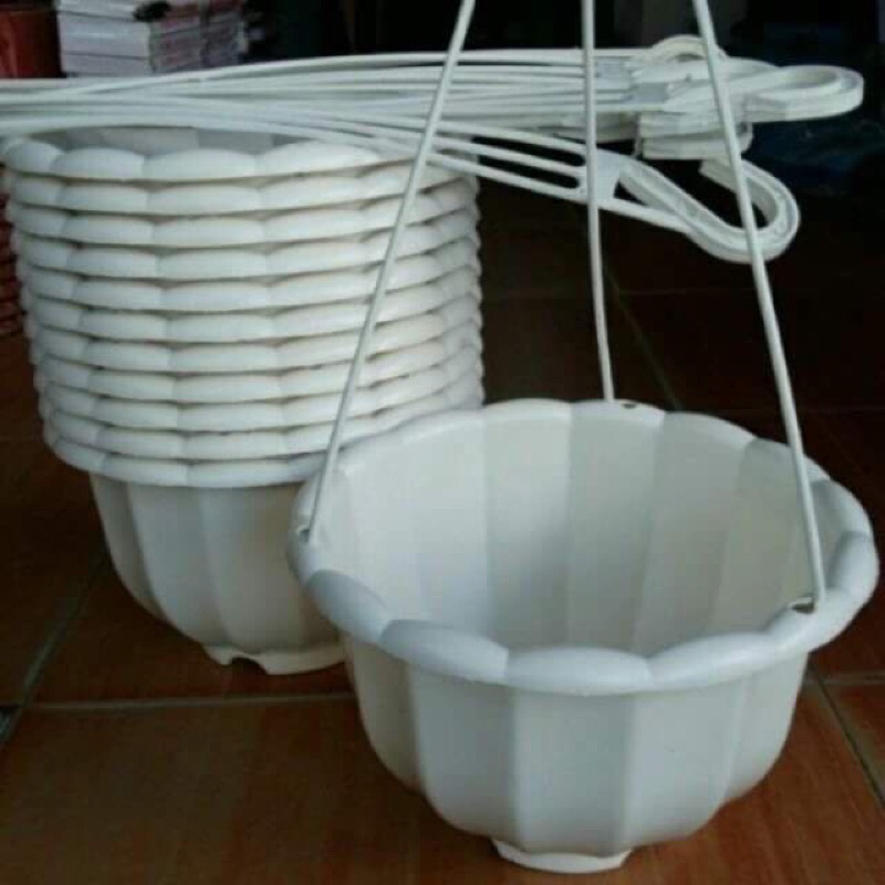 Chậu nhựa treo bí trồng hoa, cây cảnh kèm dây treo, cỡ To, cỡ nhỏ hàng loại 1 dày đẹp ạ