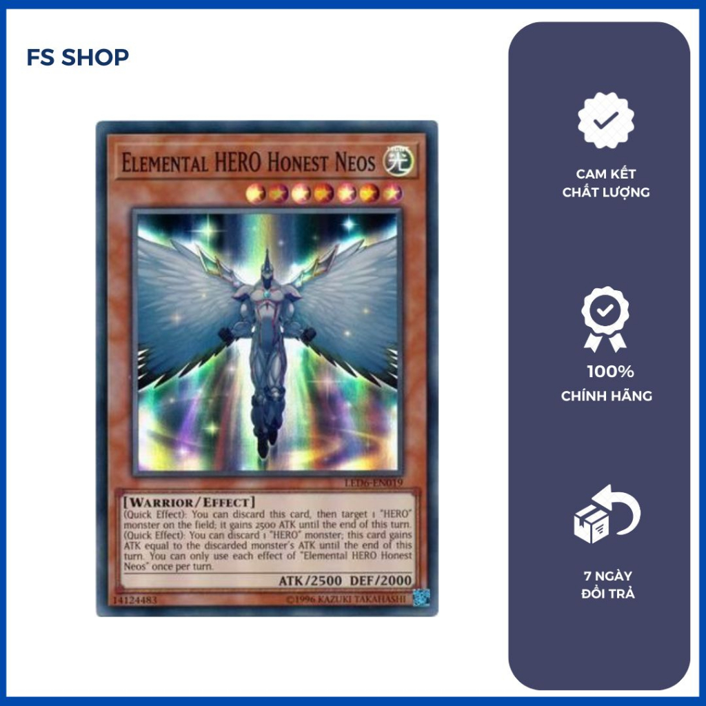 Thẻ Bài Yugioh Chính Hãng Elemental HERO Honest Neos (Ultra Rare ...
