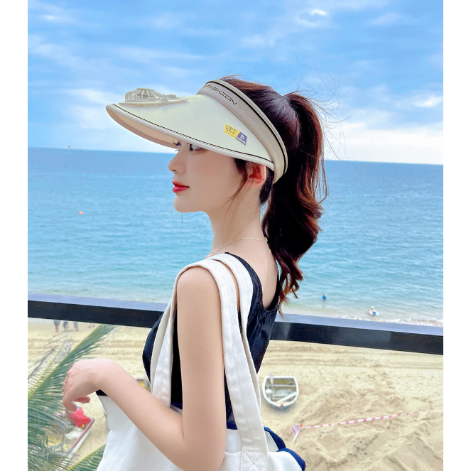 Mũ Điều Hòa Phong Cách Mới, Vành Mũ Rộng, Trống đầu Phù Hợp Mọi Lứa Tuổi