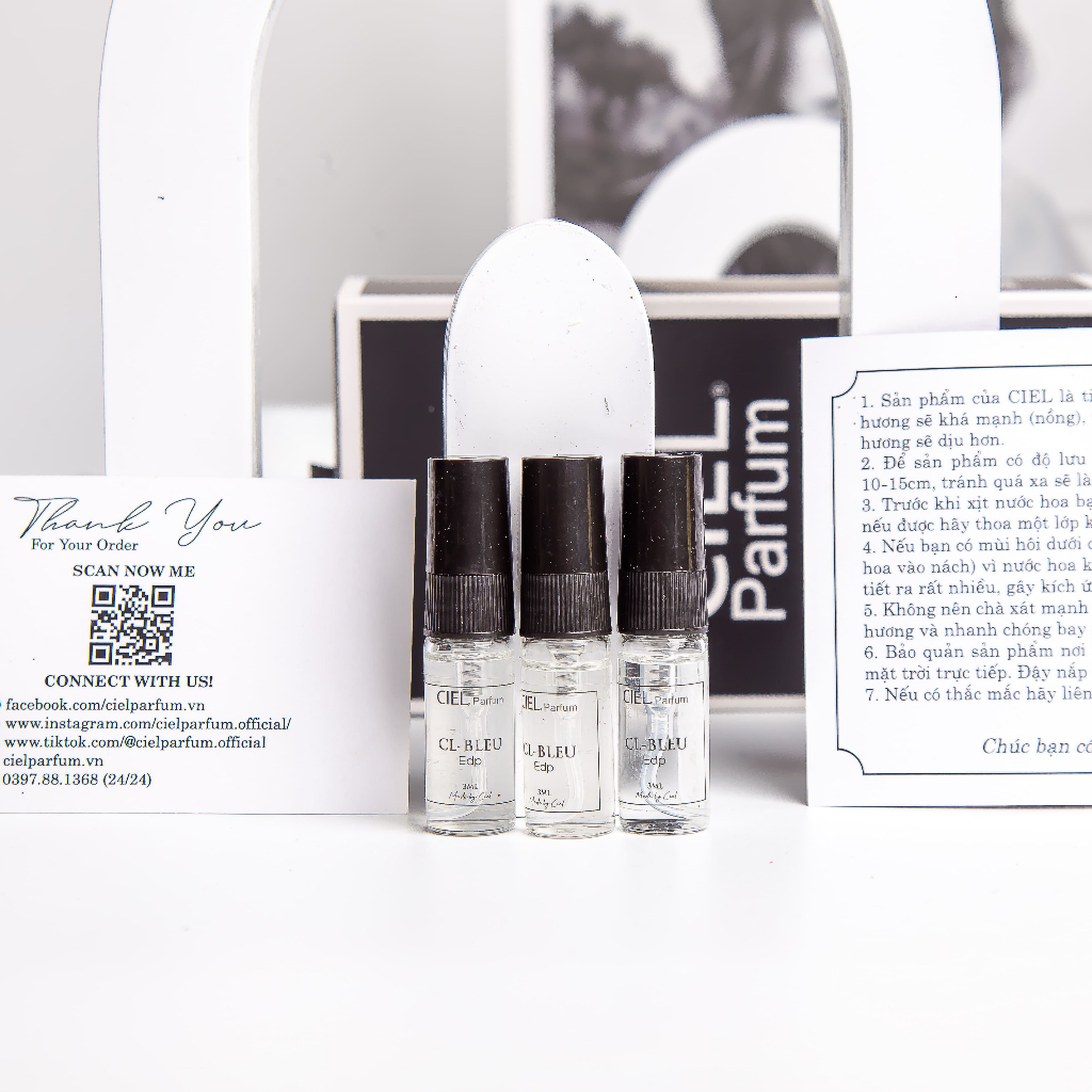 Ảnh Nước hoa nam cao cấp CL BLEU Edp chính hãng CIEL Parfum phong cách mạnh mẽ quyến rũ, sang trọng lôi cuốn 3