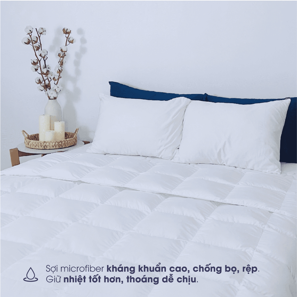 Ảnh Ruột chăn lông vũ nhân tạo Microfiber Changmi Bedding cực êm, giữ nhiệt tốt. Tiêu chuẩn khách sạn 5 sao 2