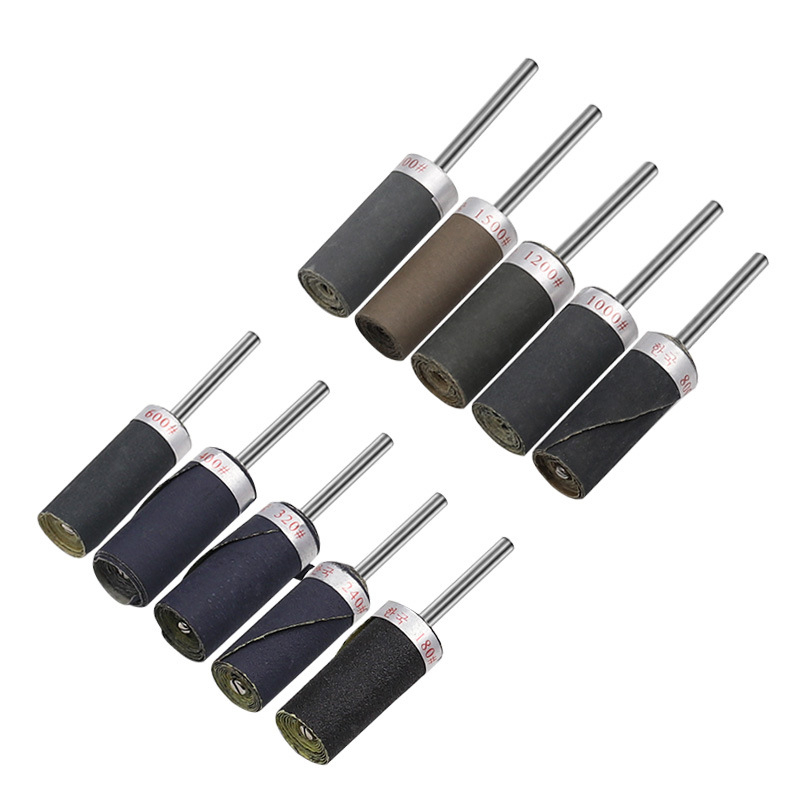 10 Đầu giấy nhám mài dũa đánh bóng trục 3mm