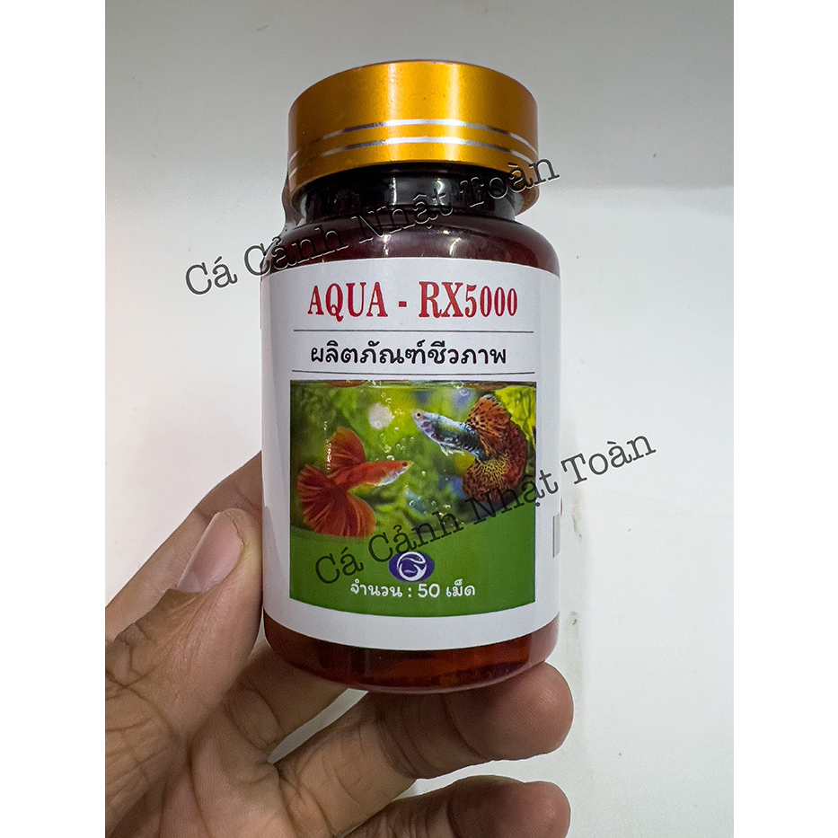 ( LẺ VIÊN) CHẾ PHẨM VI SINH AQUA RX5000 THÁI LAN 365 NGÀY KHÔNG CẦN THAY NƯỚC