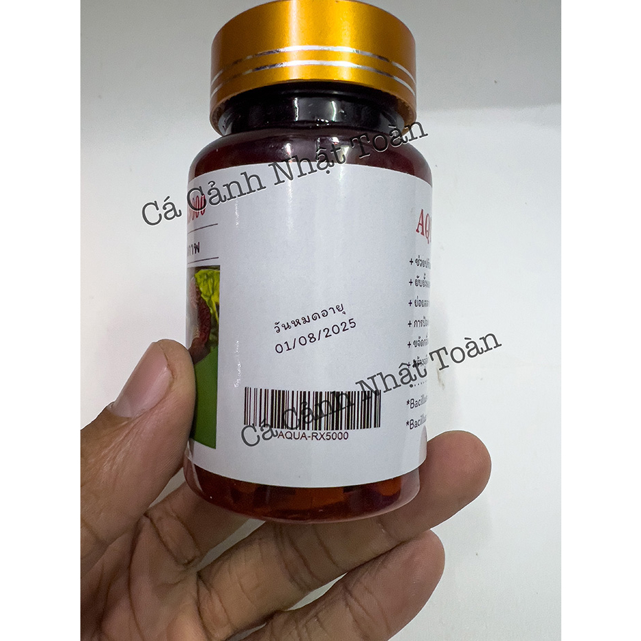 ( LẺ VIÊN) CHẾ PHẨM VI SINH AQUA RX5000 THÁI LAN 365 NGÀY KHÔNG CẦN THAY NƯỚC