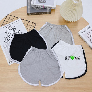 [20-30kg] XẢ...Quần đùi bé gái bé trai - quần short vạt bầu cho bé mặc hè free size vải cotton mềm mát