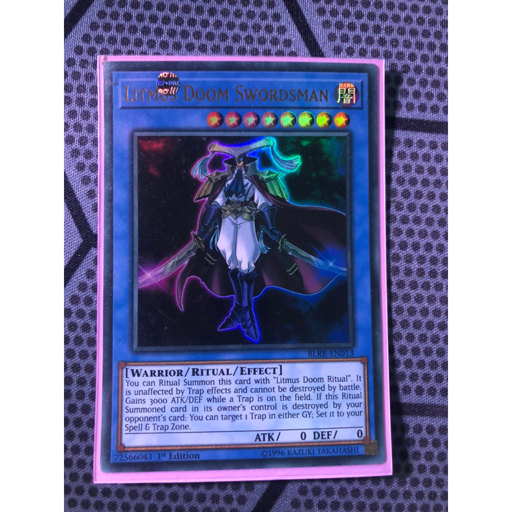 Litmus Doom Swordsman BLRREN013 Ultra Rare 1st Edition Shopee