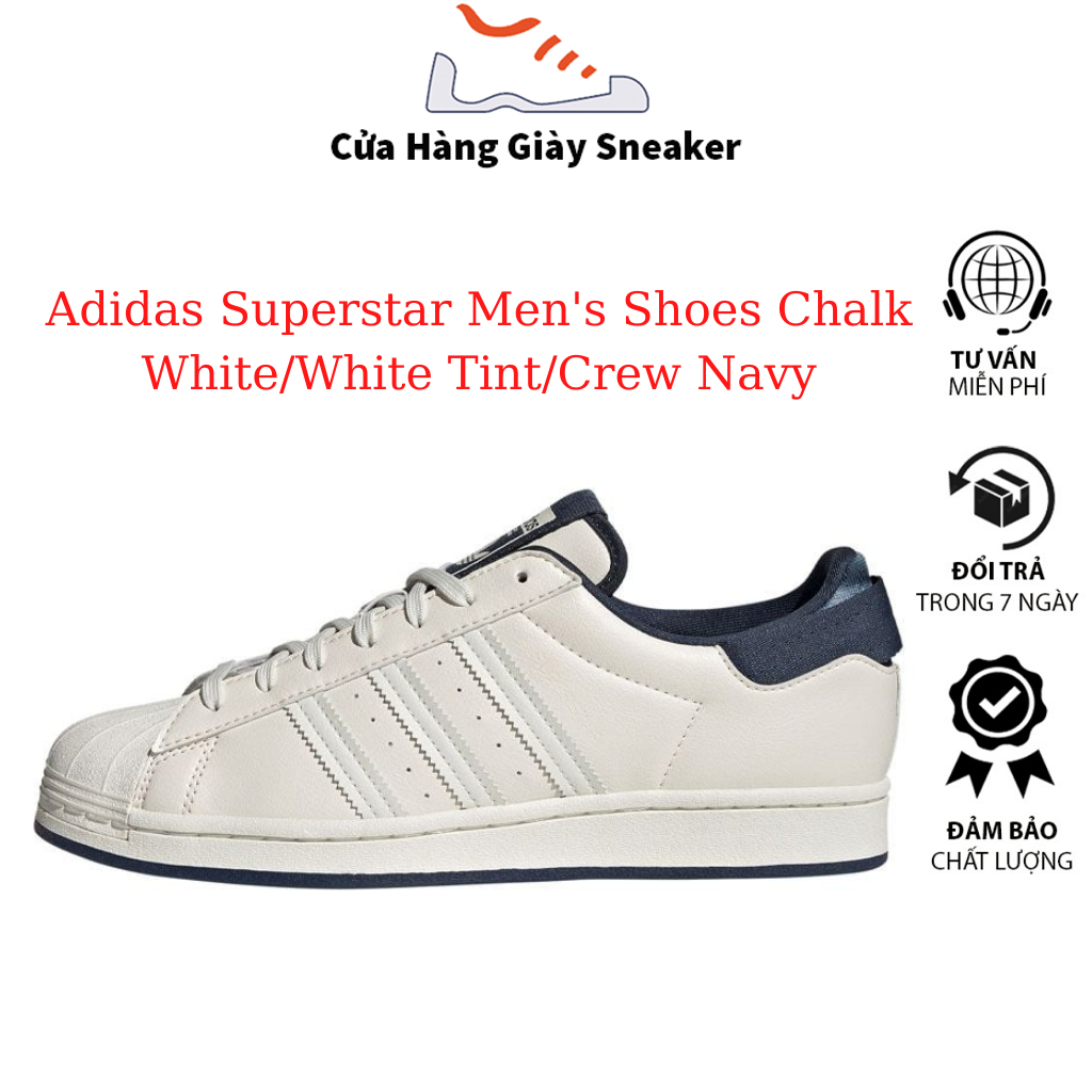 Adidas Superstar Men's Shoes Chalk White/White Tint/Crew Navy