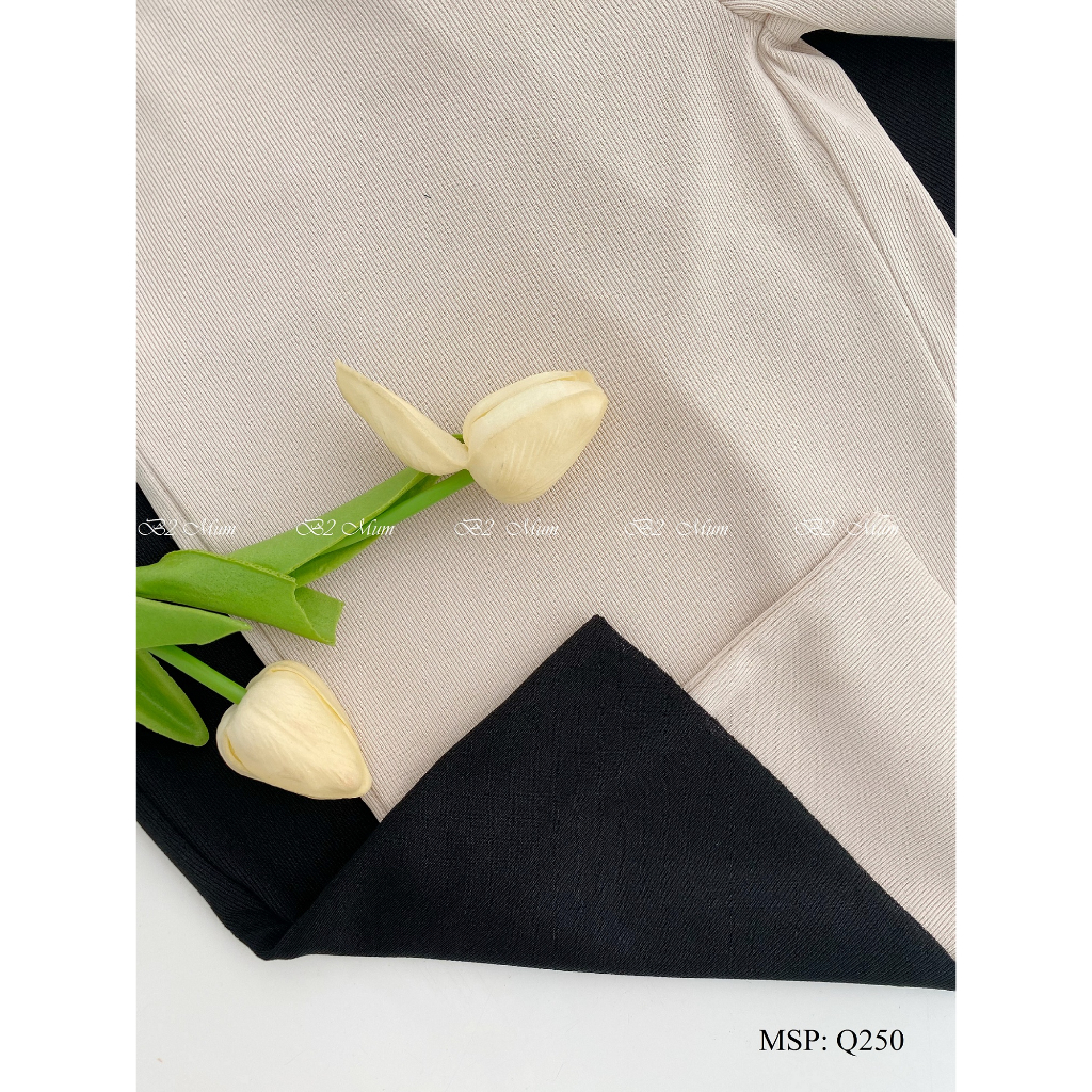 Quần bầu ngố Chất tăm siêu mềm mát Quần có túi thật có chun chỉnh bụng Q250 thiết kế by B2MUM