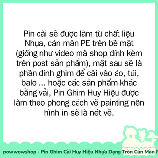 [Sẵn VN - Hỏa Tốc] Huy Hiệu Pin Ghim Nhựa Dạng Tròn 58mm Cài Áo / Túi / Balo Màn PE Game Children of the Light