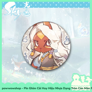 [Sẵn VN - Hỏa Tốc] Huy Hiệu Pin Ghim Nhựa Dạng Tròn 58mm Cài Áo / Túi / Balo Màn PE Game Children of the Light