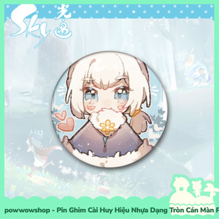 [Sẵn VN - Hỏa Tốc] Huy Hiệu Pin Ghim Nhựa Dạng Tròn 58mm Cài Áo / Túi / Balo Màn PE Game Children of the Light