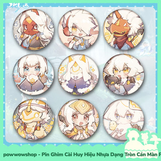 [Sẵn VN - Hỏa Tốc] Huy Hiệu Pin Ghim Nhựa Dạng Tròn 58mm Cài Áo / Túi / Balo Màn PE Game Children of the Light