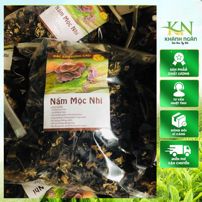 Mộc Nhĩ Rừng Tây Bắc Hàng Loại 1(Nấm mèo tự khô,sạch,đều)100gr