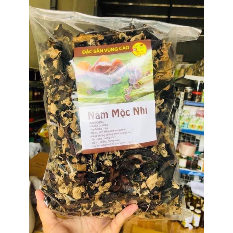 Mộc Nhĩ Rừng Tây Bắc Hàng Loại 1(Nấm mèo tự khô,sạch,đều)100gr