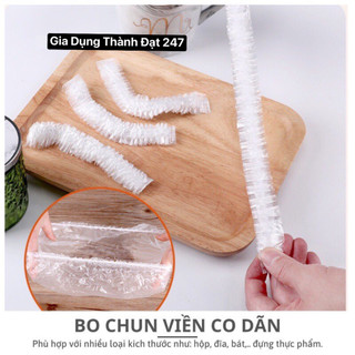 Combo 5 túi màng bọc thực phẩm pe co giãn tái sử dụng túi gấu tiện lợi