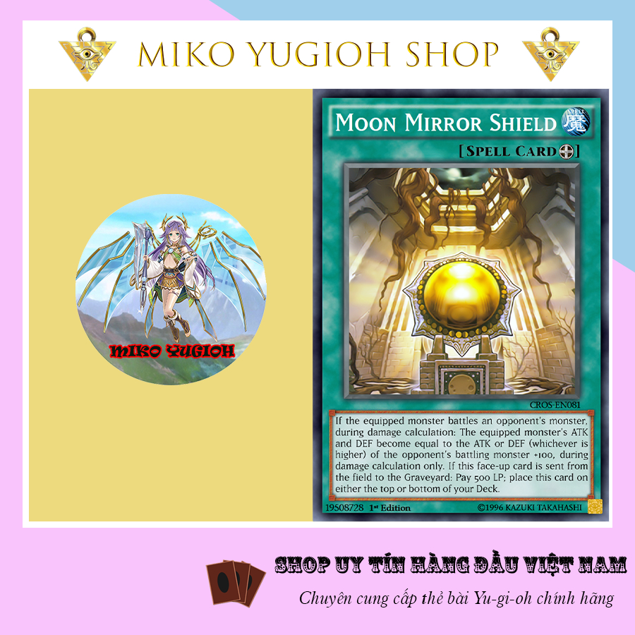 [ Miko Yugioh ] Thẻ Bài Yugioh Chính Hãng Tiếng Nhật Moon Mirror Shield