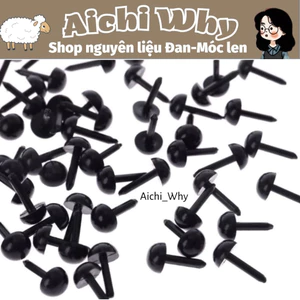 Mắt thú nhựa gài 100 cái/gói