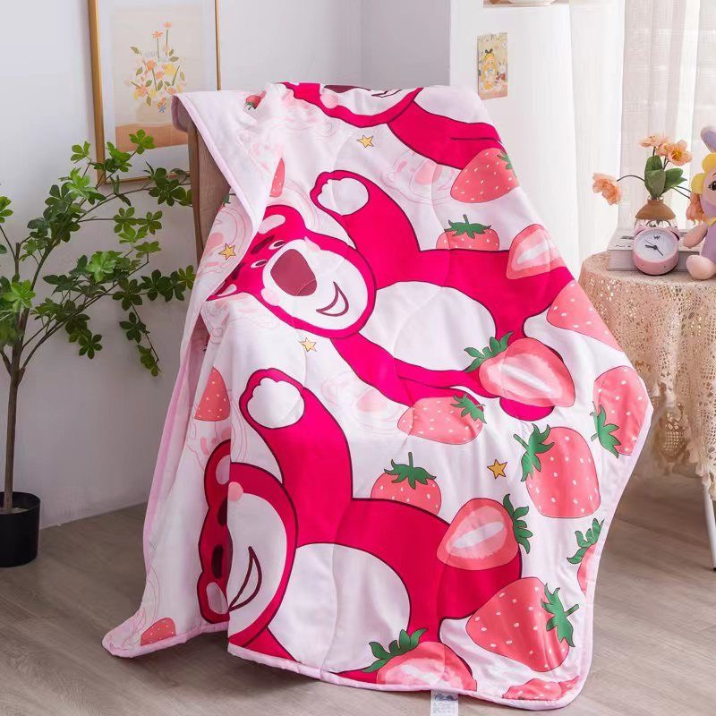 Chăn cho bé đi học cotton đũi mềm thoáng mát 1mx1m4, chăn mền hè cho trẻ chất liệu đũi cotton thoáng mát mềm mại