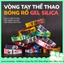 Vòng Tay Thể Thao Thời Trang Nhựa Dẻo Gel Silica Phong Cách Đội Tuyển, Tuyển Thủ Bóng Rổ Basketball