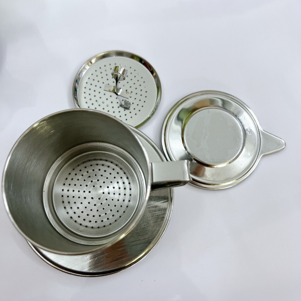 Phin cafe inox cao cấp TITHAFAC SÁNG BÓNG chống gỉ đủ size từ nhỏ đến lớn